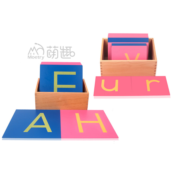 Moetry Montessori Language Materials Learning Alphabets Mat Early Childhood Wooden Educational Toys