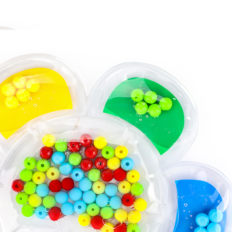 EDUsense Montessori Learning PVC Baby &amp; Preschool Toys Color Sorting Squishy Gel Bead Squeeze &amp; Stress Relief Toy for 5 7 Years