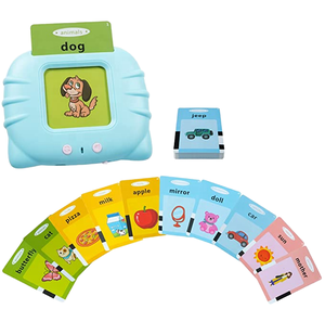 Montessori Educational Talking Flash Cards 224 Word English Sensory Toys for Kids Autism Various Including Spanish French