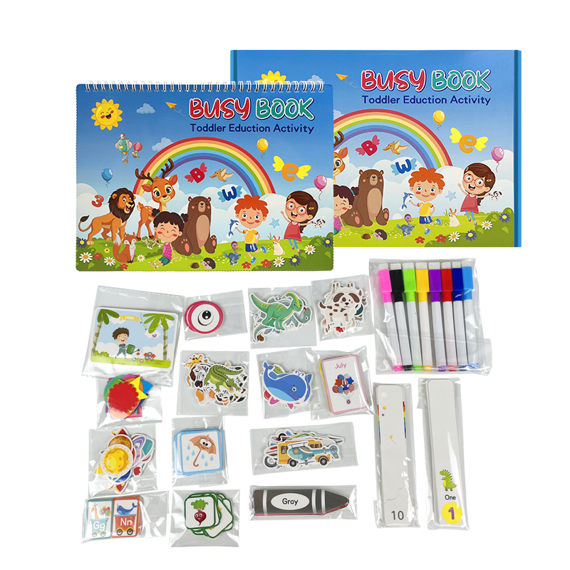 Montessori Busy Book Sensory Toys Custom Designed Wholesale Price Educational Toys for Unisex Toddlers Popular Products