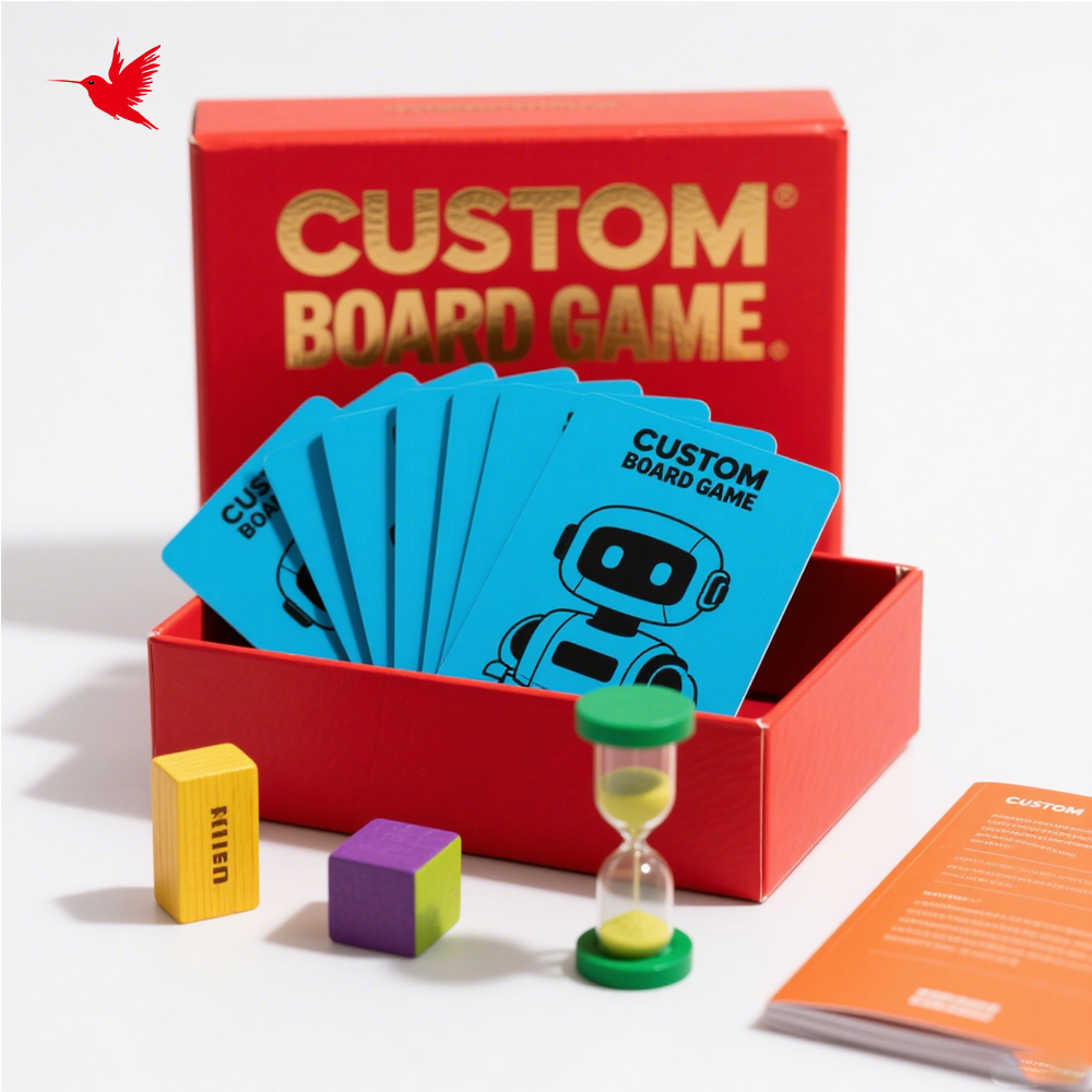 Custom Board Game Manufacturer Durable Paper Printed Custom Educational Board Games Set For Kids
