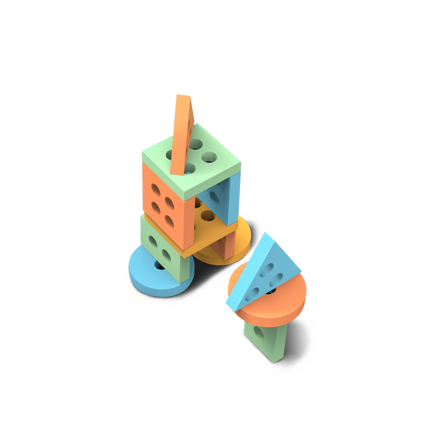 Wooden Montessori Shape Sorter Educational Geometric Stacking Blocks Toddler Learning Gift Preschool Fine Motor Skills