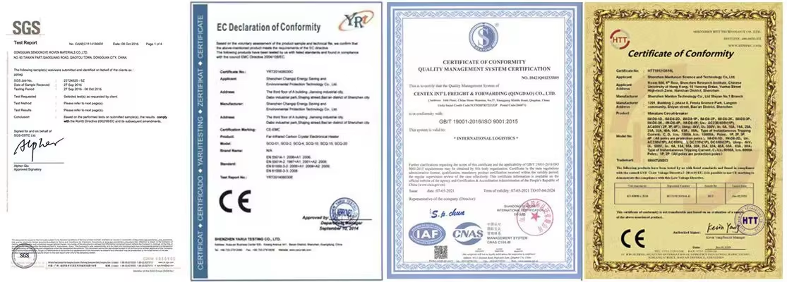 Quality Certifications