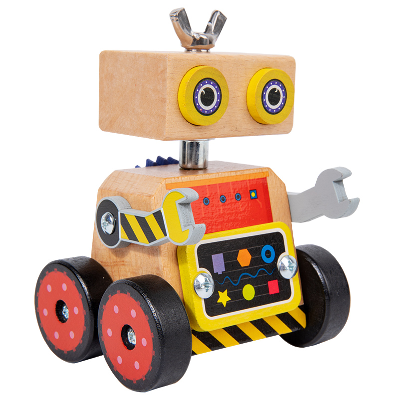 Wholesale Wooden Take-Apart Robot Educational Stem Toy