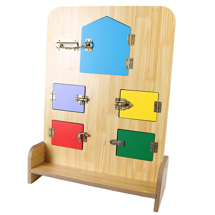 Montessori Kindergarten Children's Early Education Development Wood for and Key Set for Boys and Girls Ages 4-6 Years