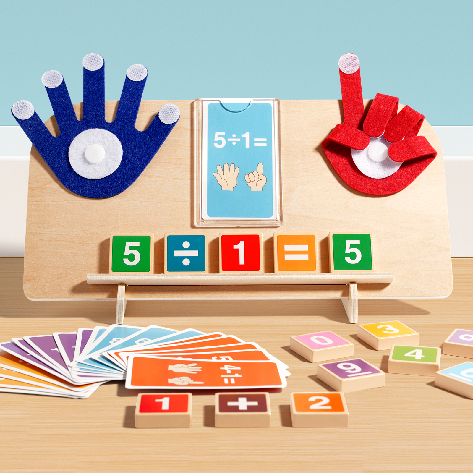 2026 New Arrival Montessori Baby Wooden Finger Math Learning Game Educational Abacus Teaching Aids Gift Toys for Boys Girls