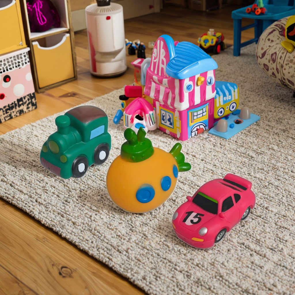 Montessori Educational Toys for Toddlers Sensory Silicone Stacking Car Sensory Development Set Kids' Juguetes De