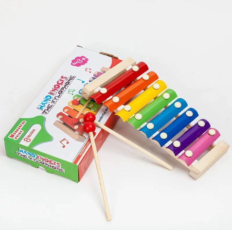 AiJH Building Block Clock Sets 3D Puzzles Board Game Montessori Educational Musical Toys for Kids Boys Girls Educational Toys