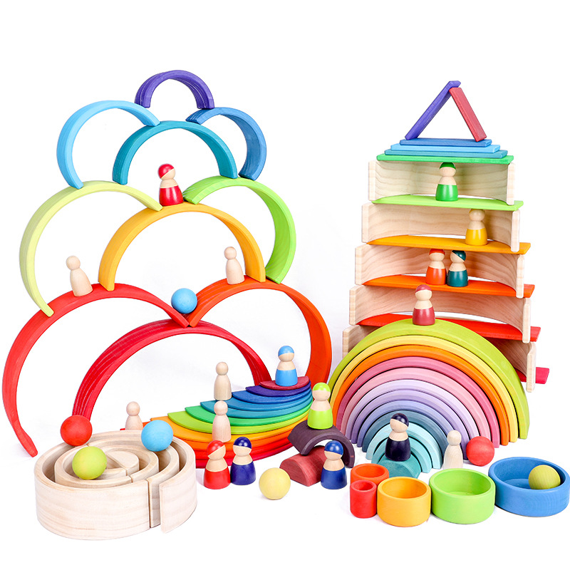 Intellectual Development Toy Montessori Wooden Educational Toys for Kids Early Learning