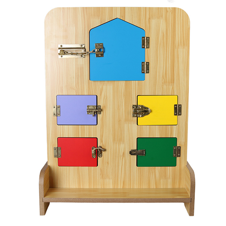 Montessori Kindergarten Children's Early Education Development Wood for and Key Set for Boys and Girls Ages 4-6 Years