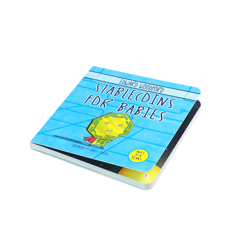 Kids Educational Board Book Custom Printing Durable Children English Learning Books Eco Friendly Cardboard Early Education