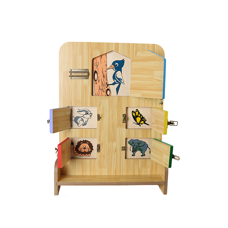 Montessori Kindergarten Children's Early Education Development Wood for and Key Set for Boys and Girls Ages 4-6 Years