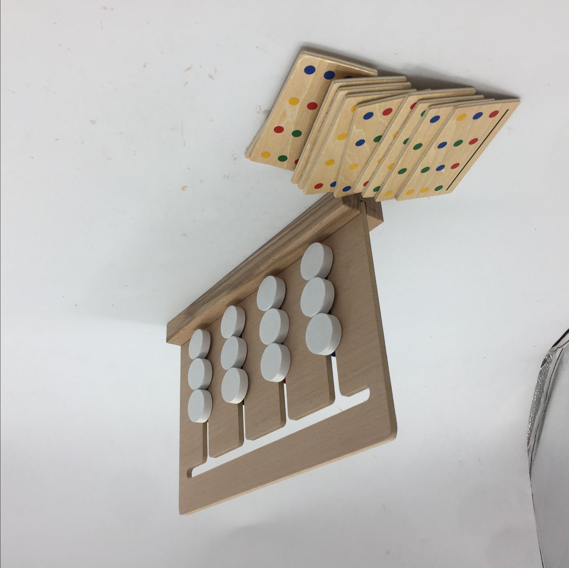 Wholesale Wooden Montessori Toys Kids Educational Toy Color Sorting Matching Puzzle Toys Four Color Board Game