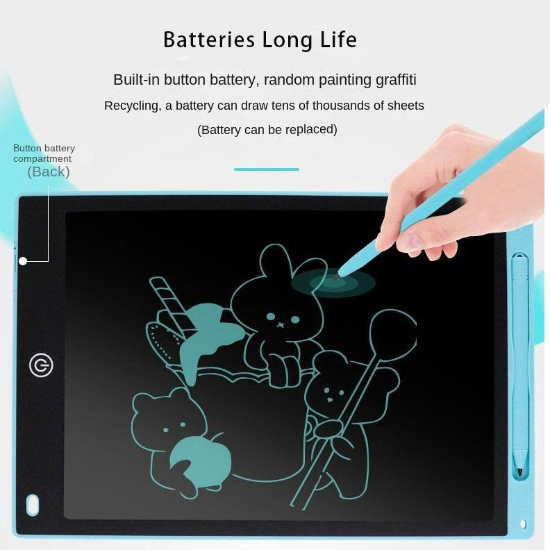 Aijh 8.5 Inch LCD Writing Tablet Toy Color Screen Electronic Board Erasable Digital Drawing Pad Toys for Kids