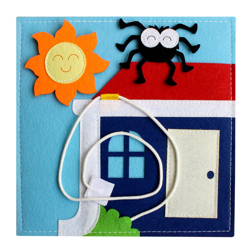 Factory Custom Eco-Friendly Montessori Wool Felt Baby Activity Sensory Fine Motor Skill Quiet Books New Design Educational Toys