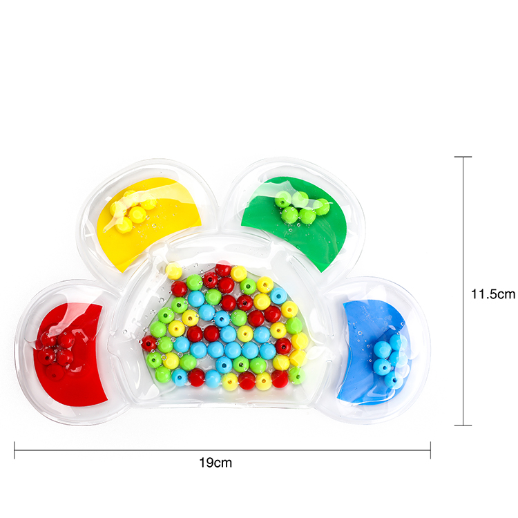 EDUsense Montessori Learning PVC Baby &amp; Preschool Toys Color Sorting Squishy Gel Bead Squeeze &amp; Stress Relief Toy for 5 7 Years