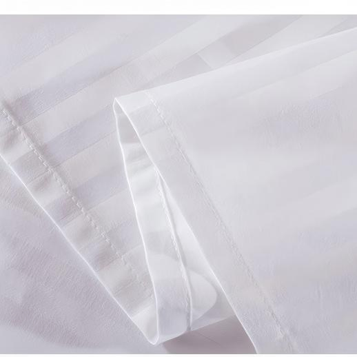 Comfortable Cotton 250tc Stripe Fabric Bedding Set with Flat Sheet and Pillowcase