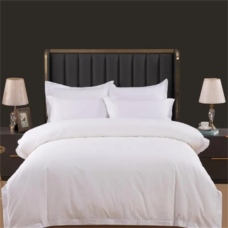 Premium 400 Thread Count 100% Cotton Sateen King Size Duvet Cover Set for Hotel