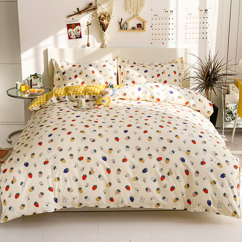 Good Selling Cotton Duvet Cover Bedding Sheet Set