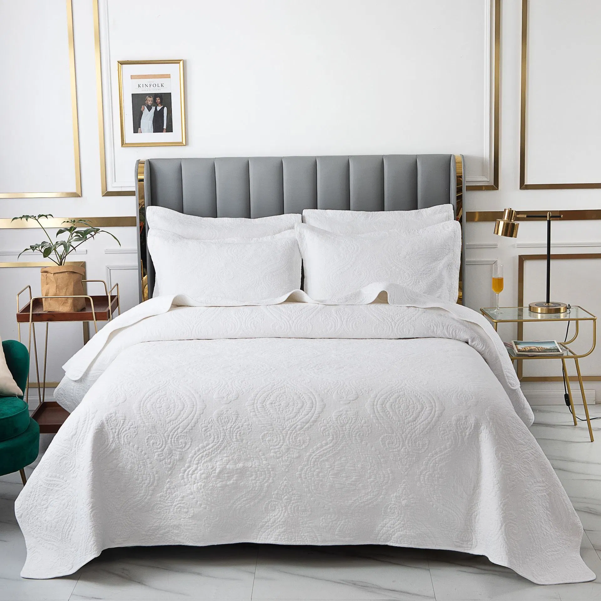 China Manufacture Microfiber Polyester Bedding Set Wholesale Bed Sheet Set Quilt Bed Set