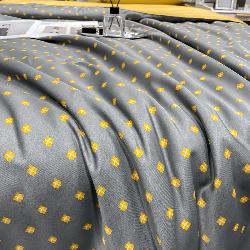 Silk Bedding Set Summer Quilt 3