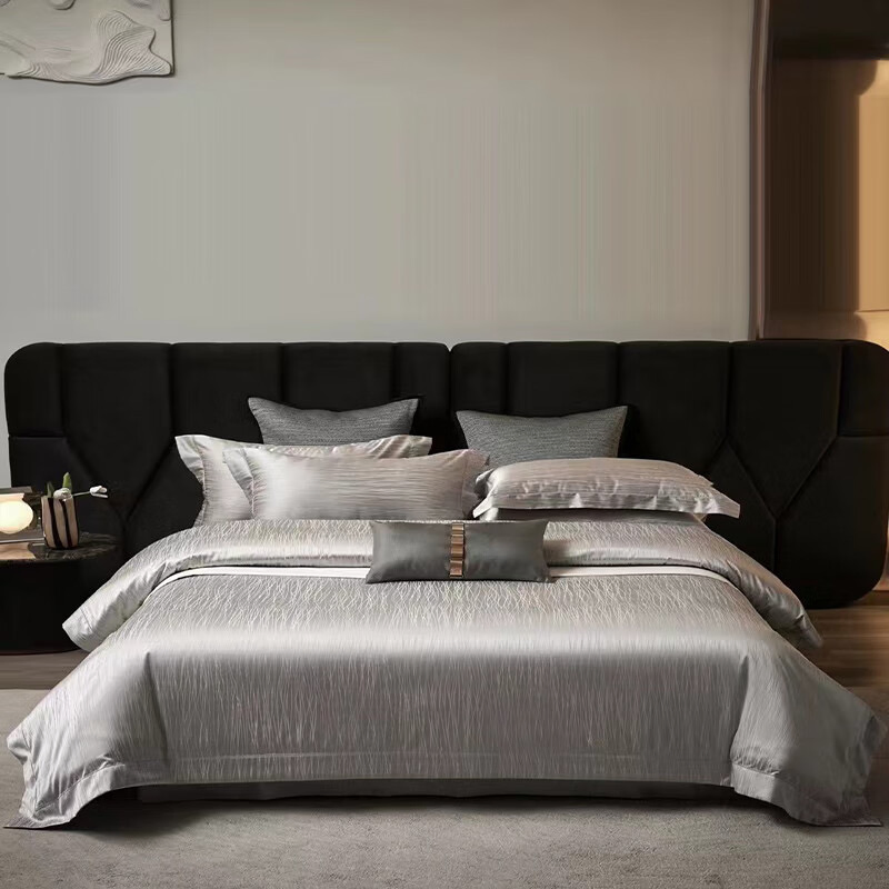 Custom 100% Cotton Bedding Luxury 5 Star Hotel Linen Bed Sheet Sets