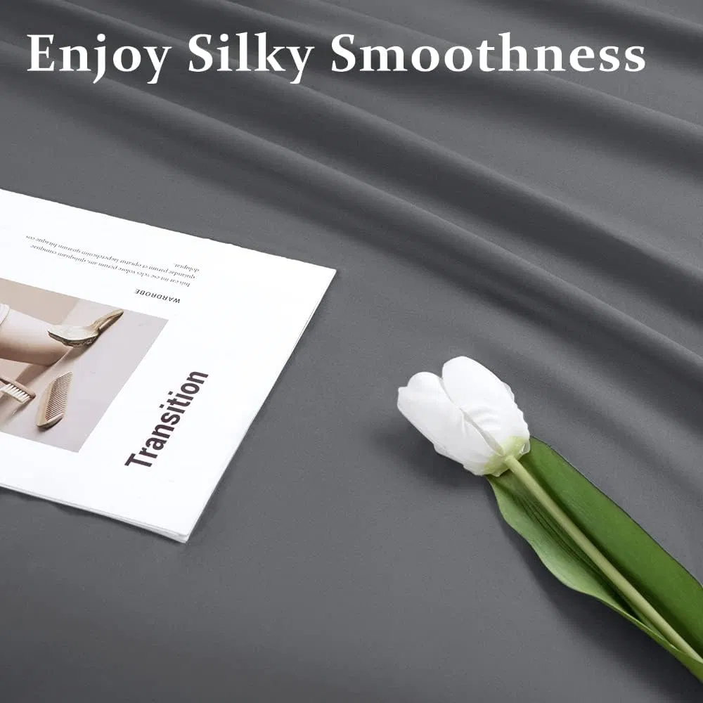 300tc Cotton Queen Bed Sheet Set Bedlinen Pillowcase Duvet Cover Comforter Set King Bedding Set