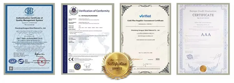 Quality Certifications