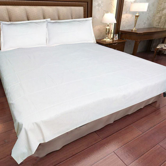 5 Star White 100% White Cotton Hotel Queen Bedding Set