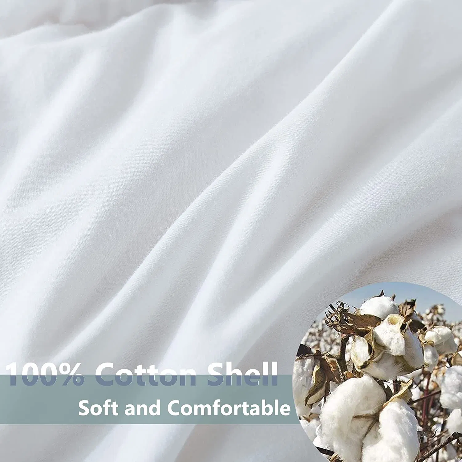 Textile Cotton Bedding Duvet Cover Sets Queen Double Goose Down Quilts Set Hotel Comforter