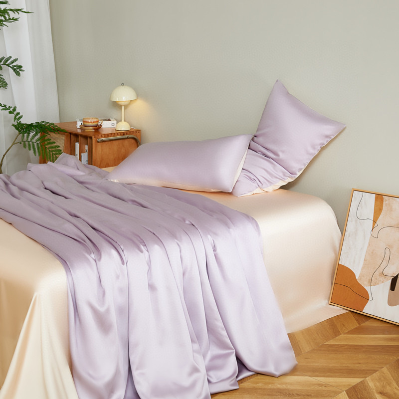 New Skin Friendly Summer Cooling Lyocell Tencel Quilt Cover 100% Eucalyptus Fiber Home Textile Lightweight Quilt Cover Bedding