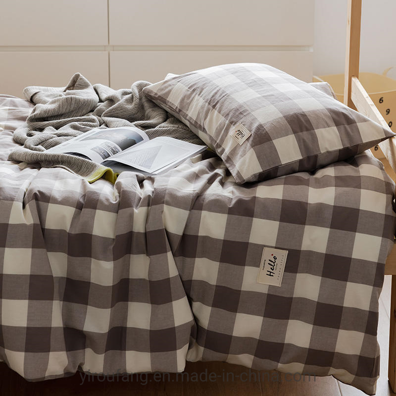 China Factory Eco-Friendly Bed Sets, Bedding Article, Multi-Size Cotton Bedding Set, June Motel Bedding, Flannel Fabric