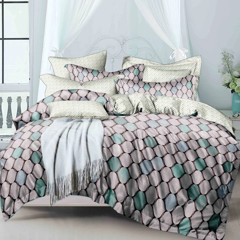 Wholesale King Size Massage Chinese Bedding Set Blanket Home Textile 100% Cotton Bed Sheet Quilt Cover