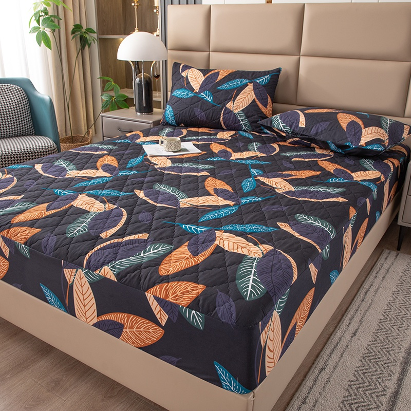 Wholesale OEM/ODM Home Textile Luxury Printed Microfiber Fabric Blue White Flowers 3/7 PCS Duvet Cover Bed Sheet Set Full/Queen/King Printing Sabanas Bedding