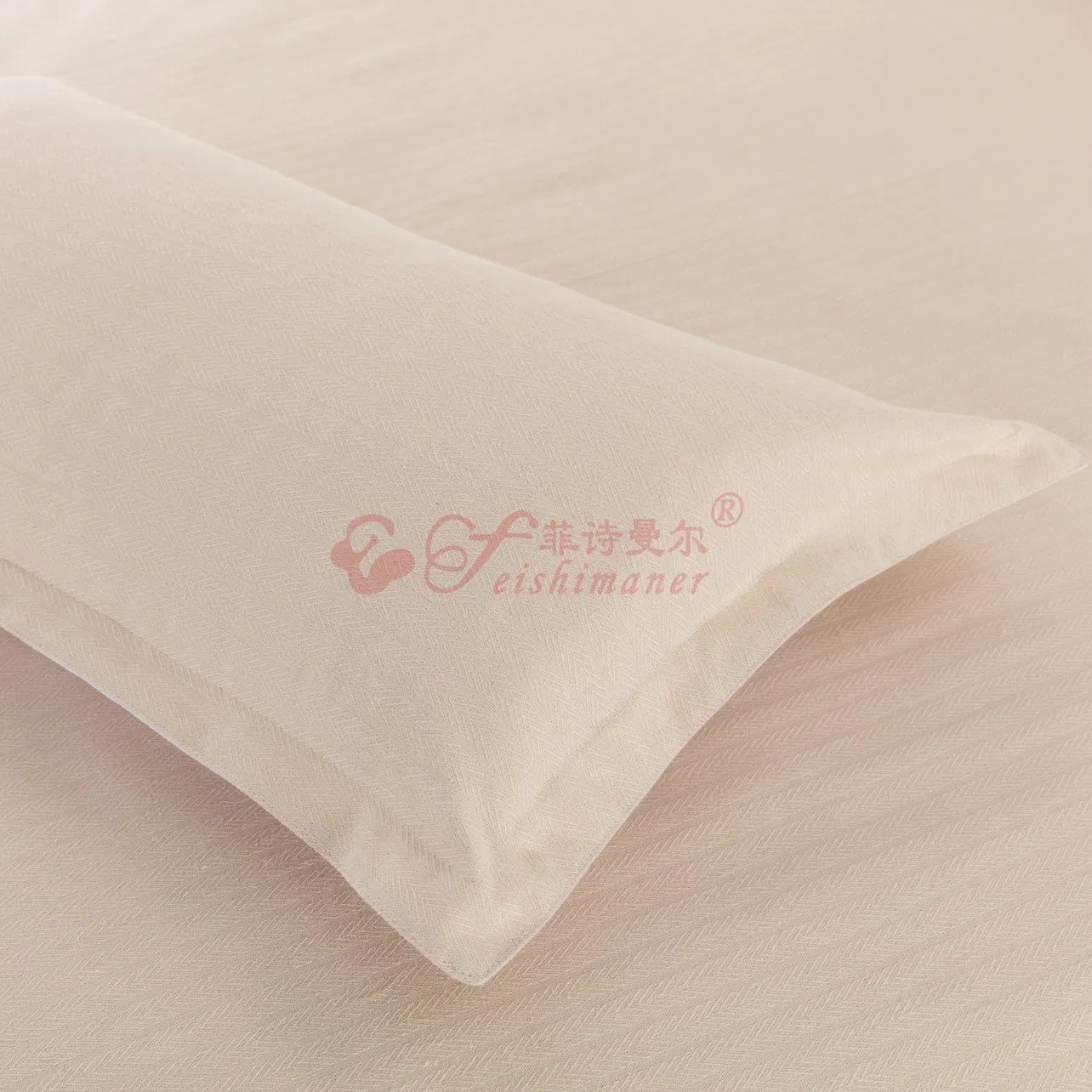 Not Easy to Pilling Breathable Cooling Cotton Hemp Simple Color Bedding 3-Piece Set