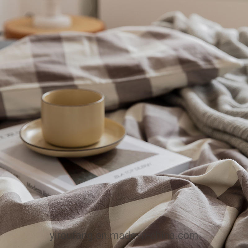 China Factory Eco-Friendly Bed Sets, Bedding Article, Multi-Size Cotton Bedding Set, June Motel Bedding, Flannel Fabric