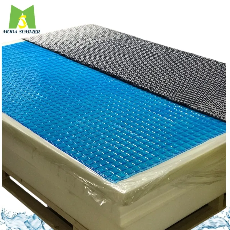 Cooling gel mattress pads