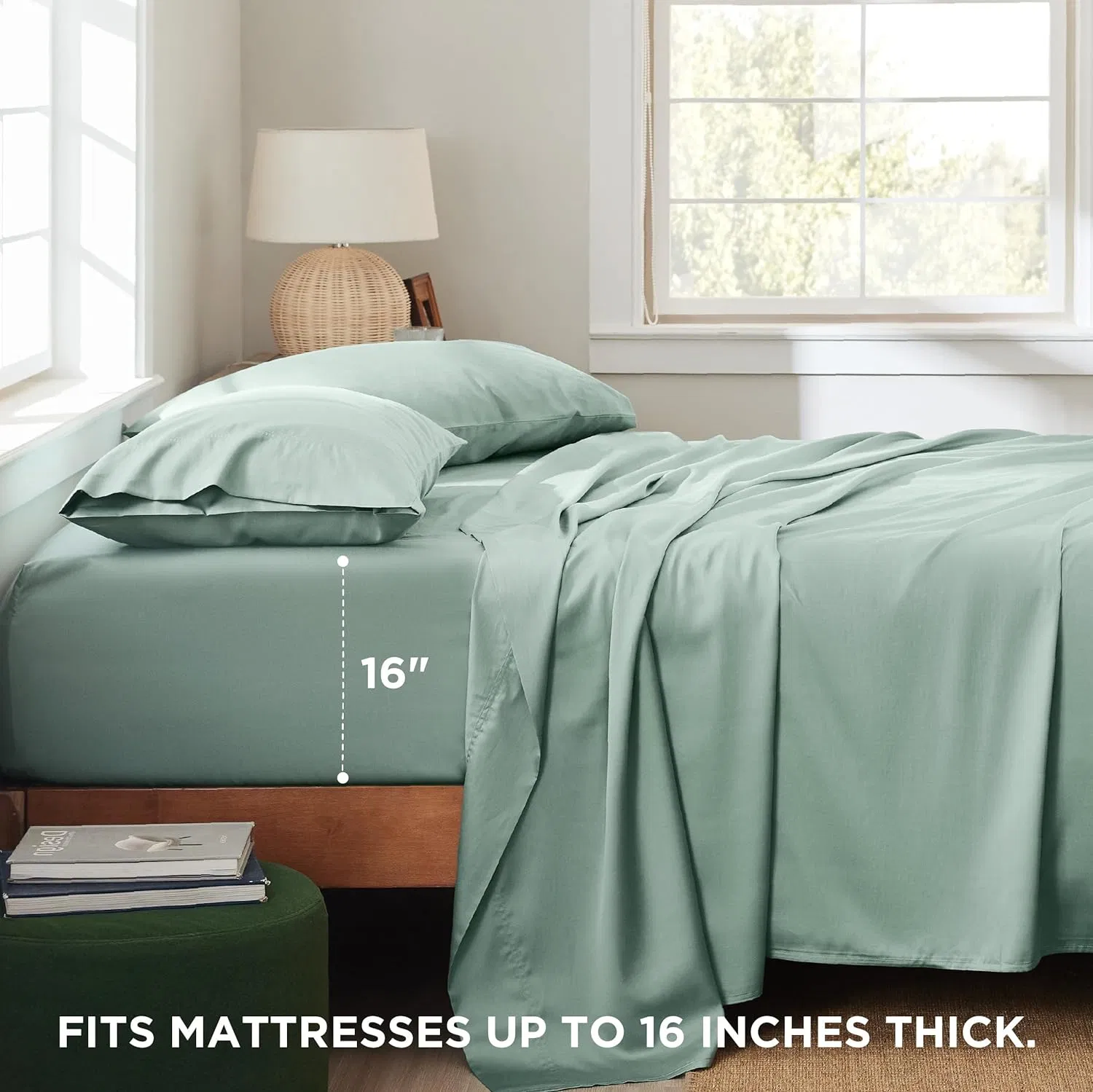 Luxury Lyocell Cotton Sheet Set Wholesale Viscose Fiber Bedding Set of 4PCS