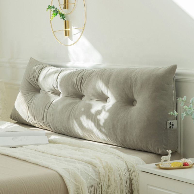 OEM Factory Removable Washable Headboard Cushions for Ultimate Soft and Style Bedding Backrest Pillows