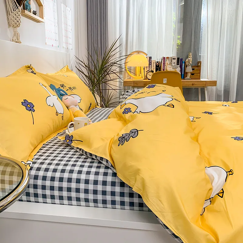 Cartoon Printing Kids Bedding Set