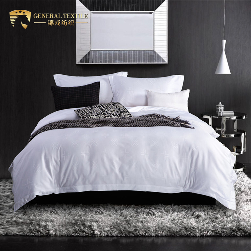 Home Textile Bed Sheet Egyptian Cotton Luxury Printed Hotel Bedding Set