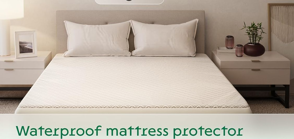 Eco-Friendly Bamboo Waterproof Mattress Protector for Adults