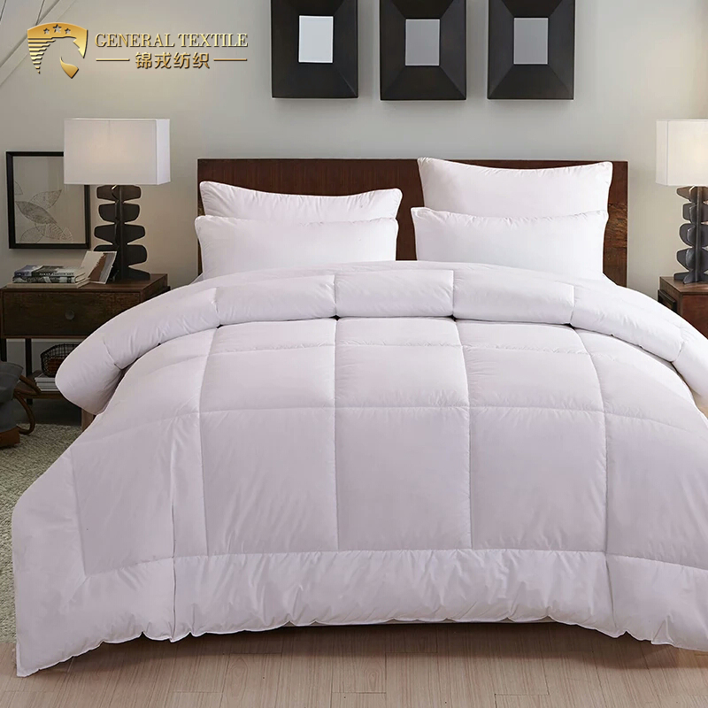 High Quality Luxury 100% Cotton Cover White Goose Down Duvet (JRD562)