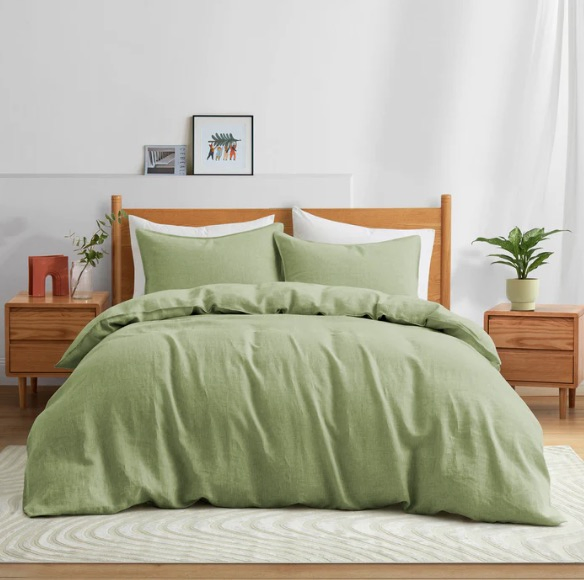 Elegant Flax Linen Bedding Set for Luxurious Home Decor