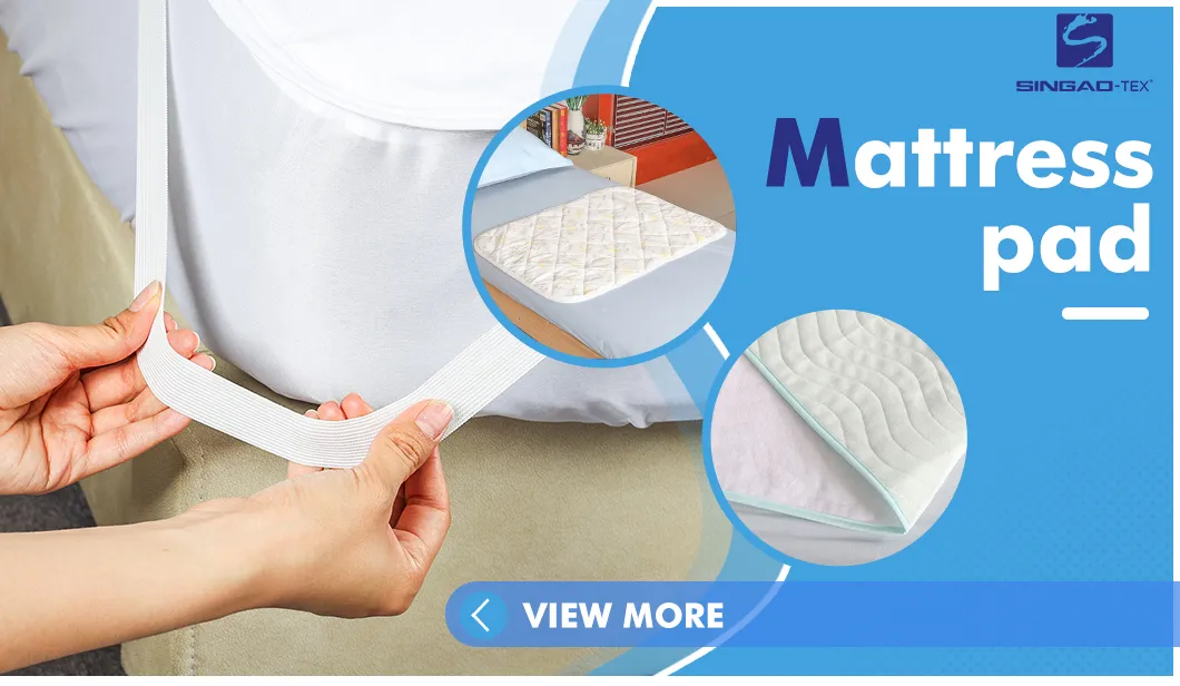 Bamboo Cotton Jersey Mattress Pad