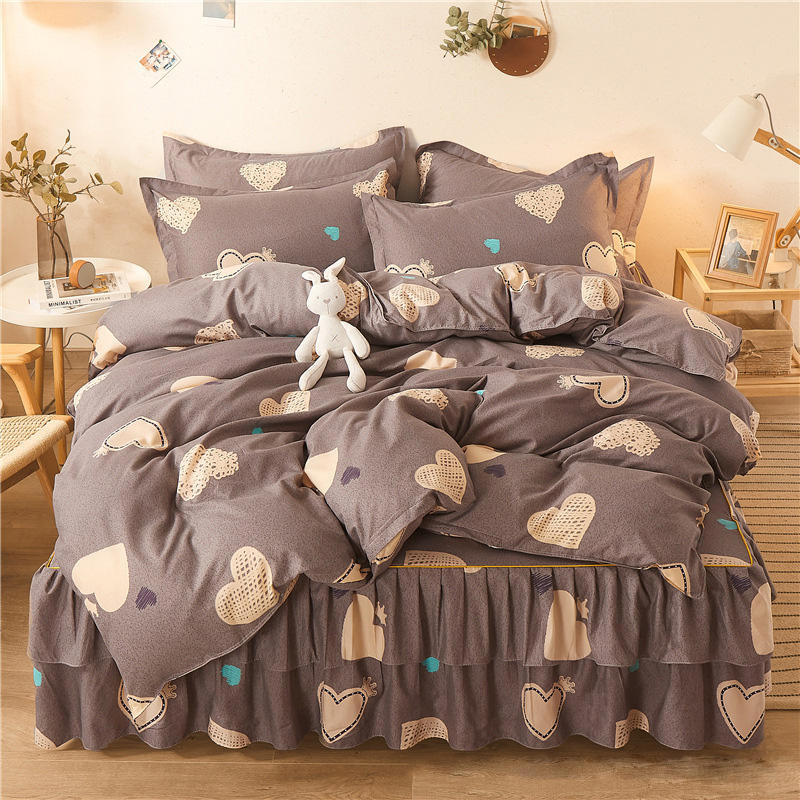 New Design Fashion Bedspread Queen Bed Skirt Single Double Bed Dust Ruffle Bed Cover