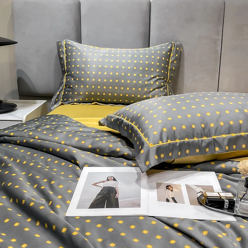 Silk Bedding Set Summer Quilt 5