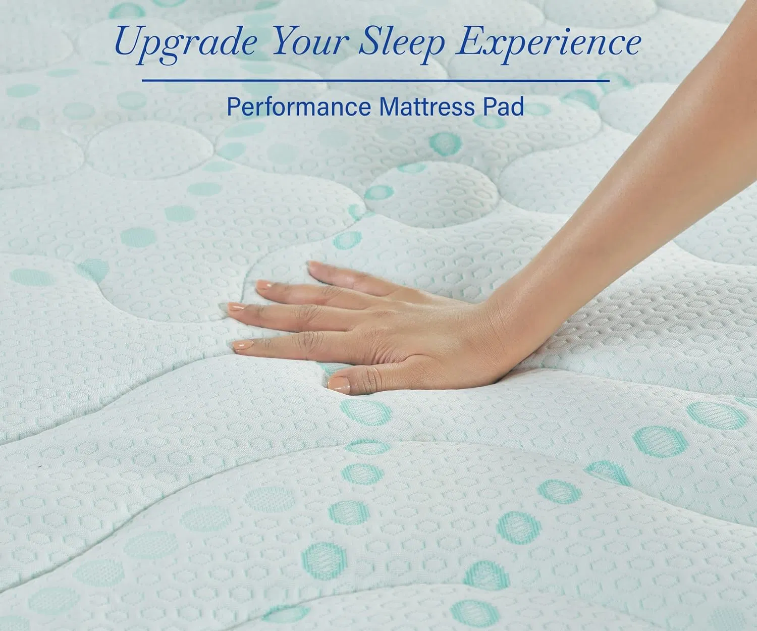 3-Zone Quilting Mattress Pad Cooling Comfortable Mattress Pad Topper