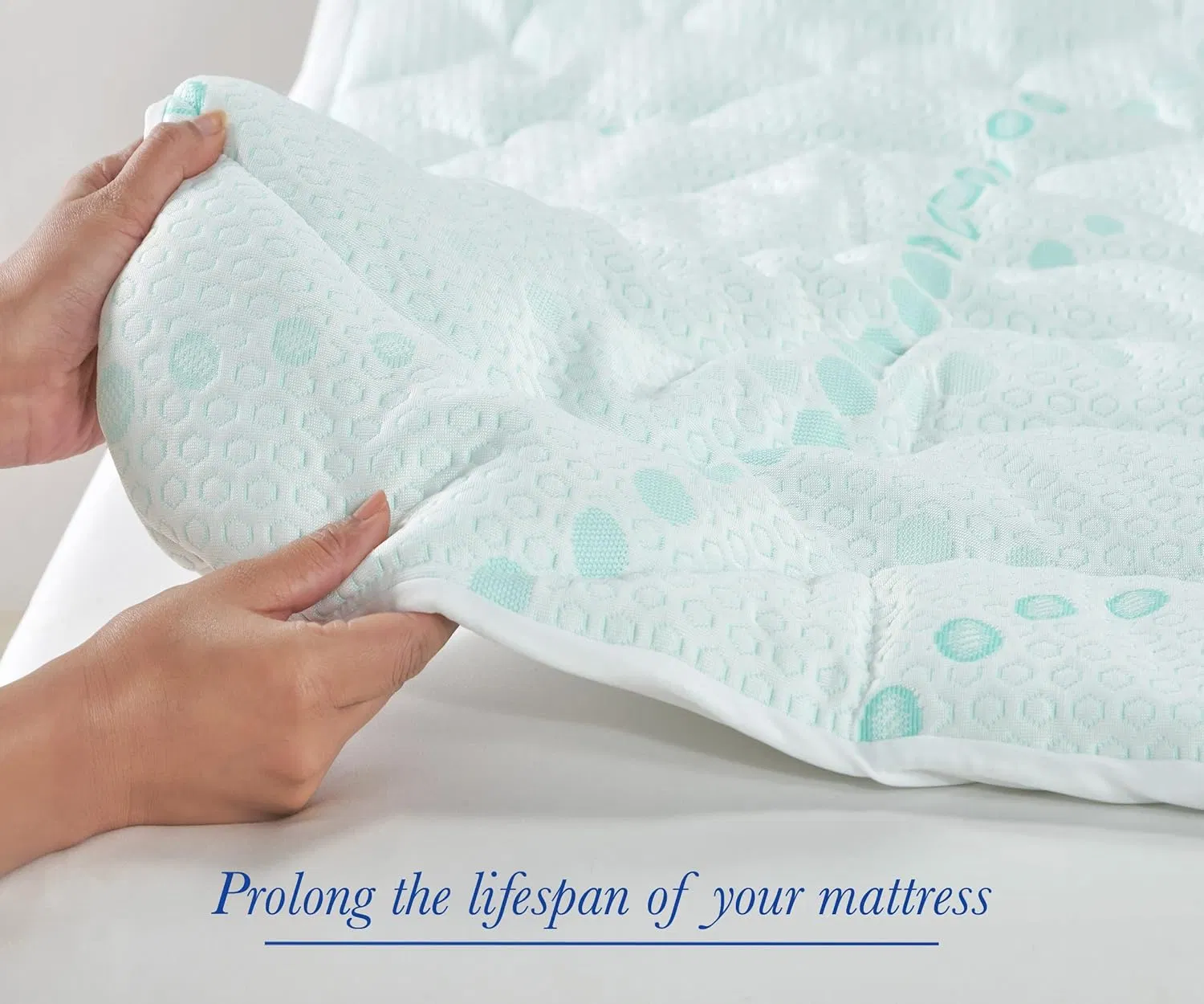 3-Zone Quilting Mattress Pad Cooling Comfortable Mattress Pad Topper