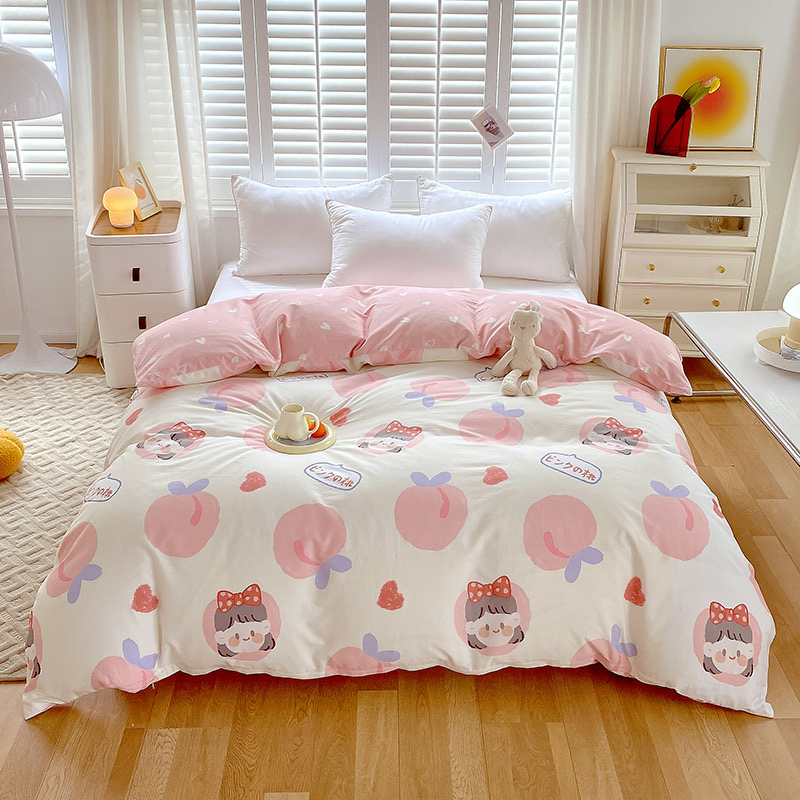 Velvet Quilt Queen Hotel Blanket Printed Sheet Set